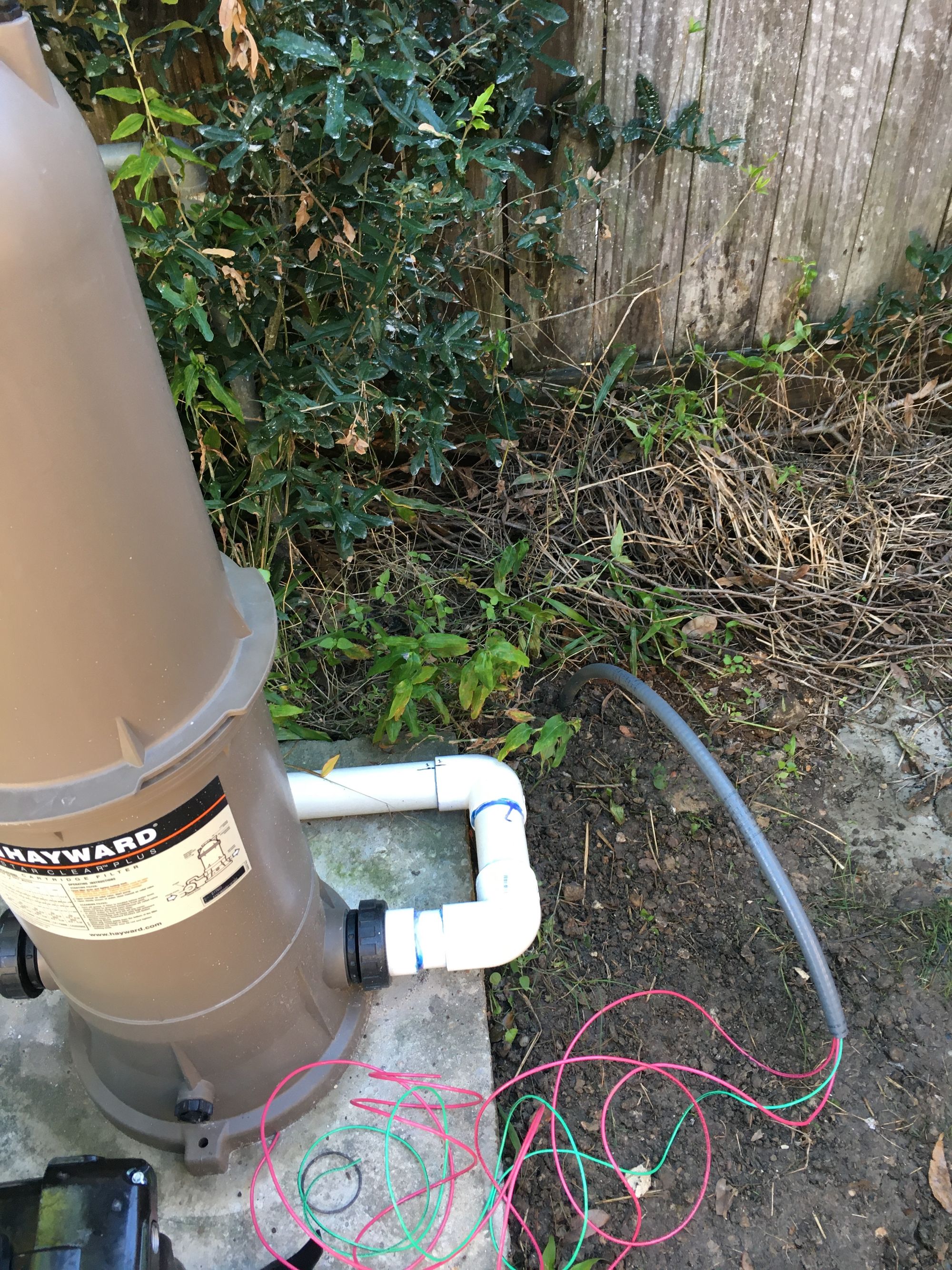 pool pump ground wire