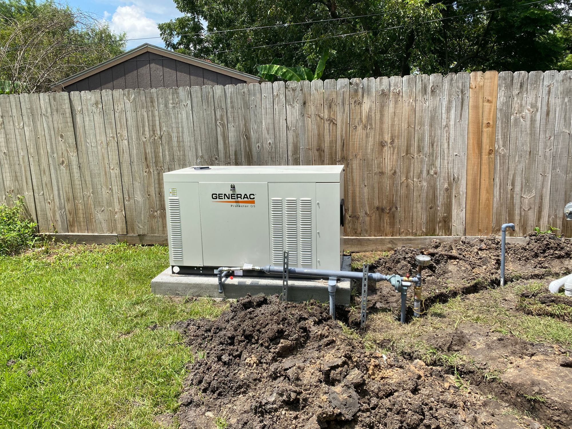 Generac installed clearance