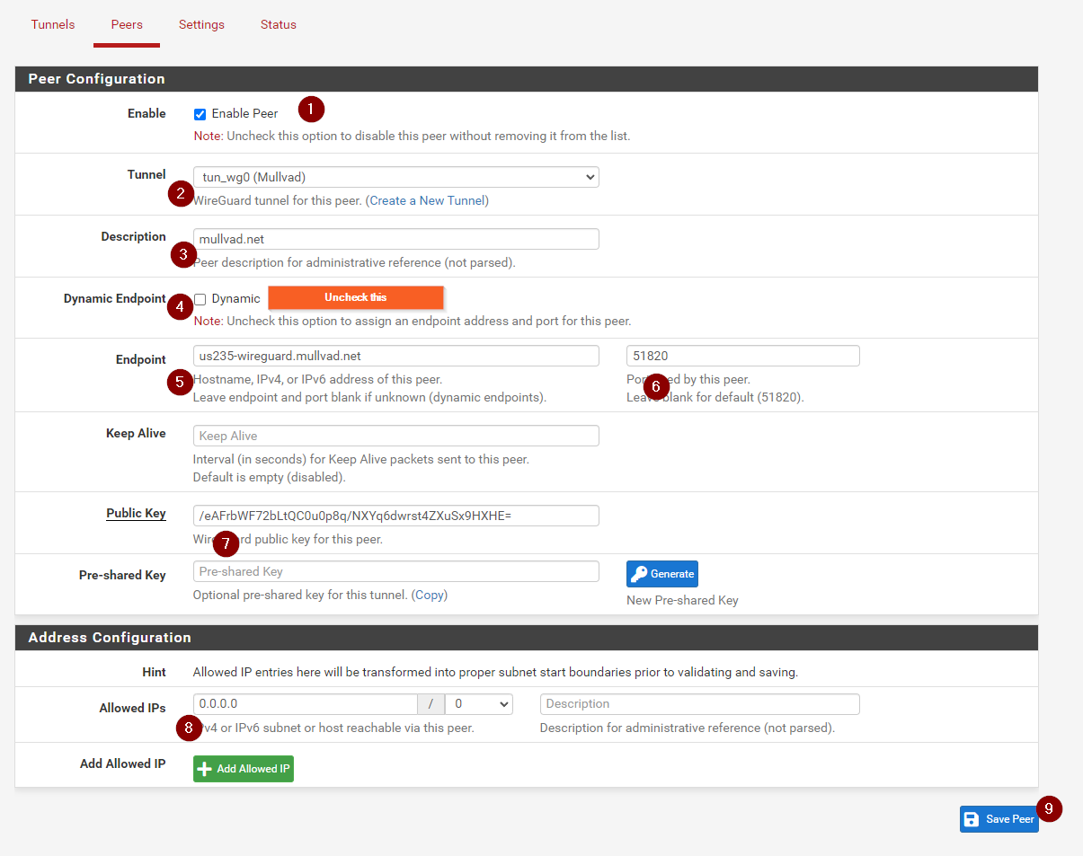 newshosting vpn setup in pfsense