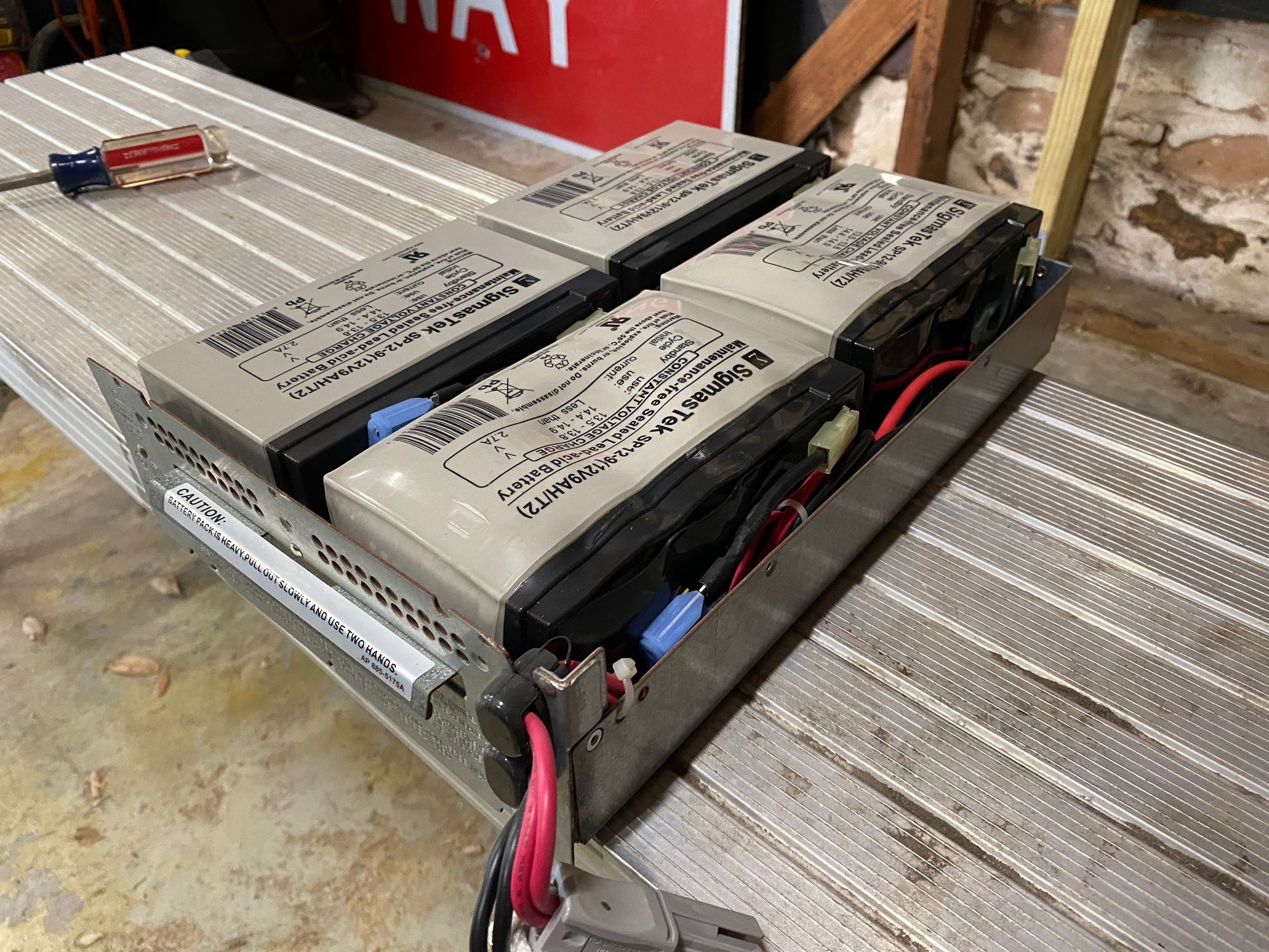 Melted UPS Batteries