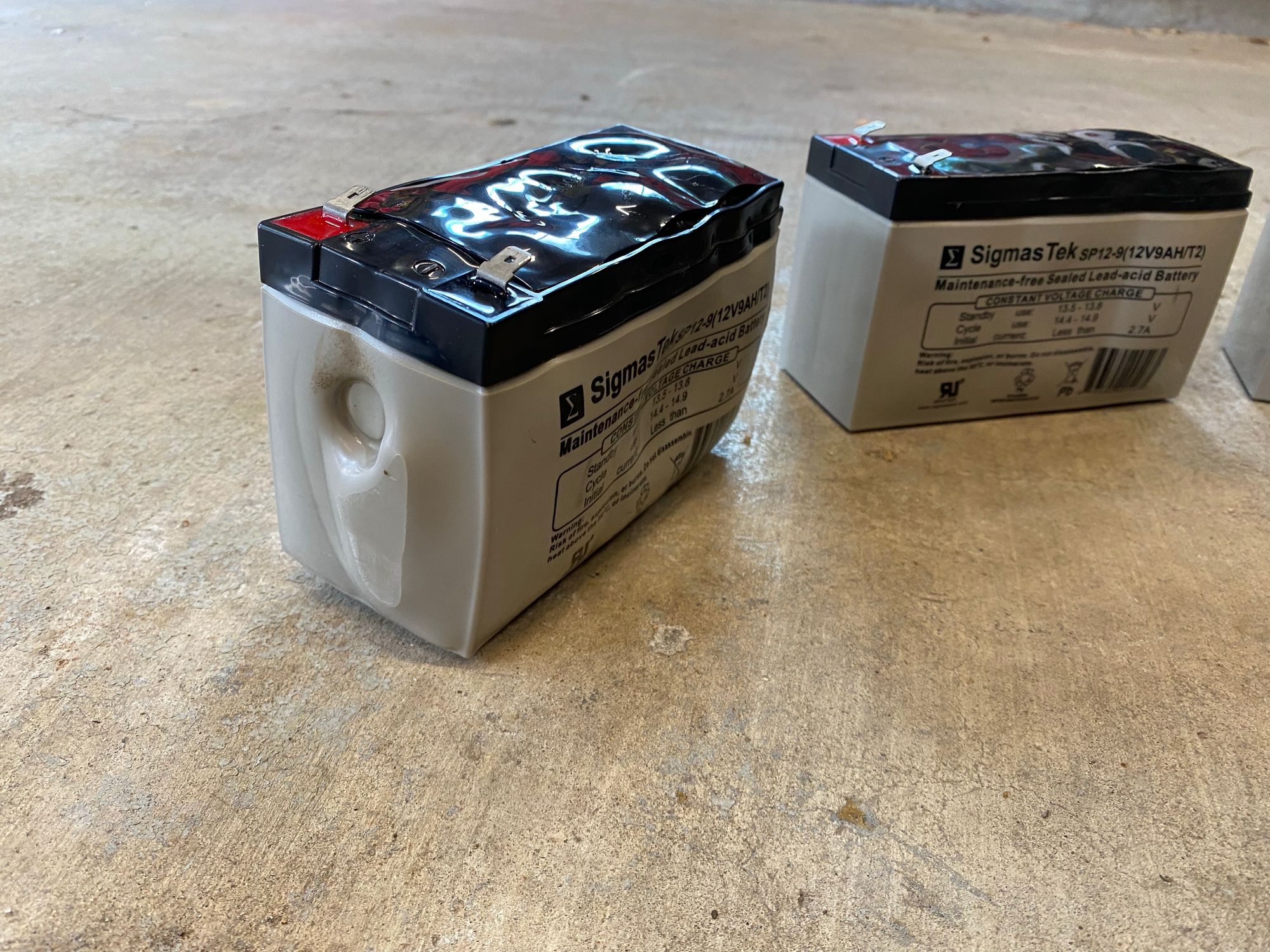 Melted UPS Batteries