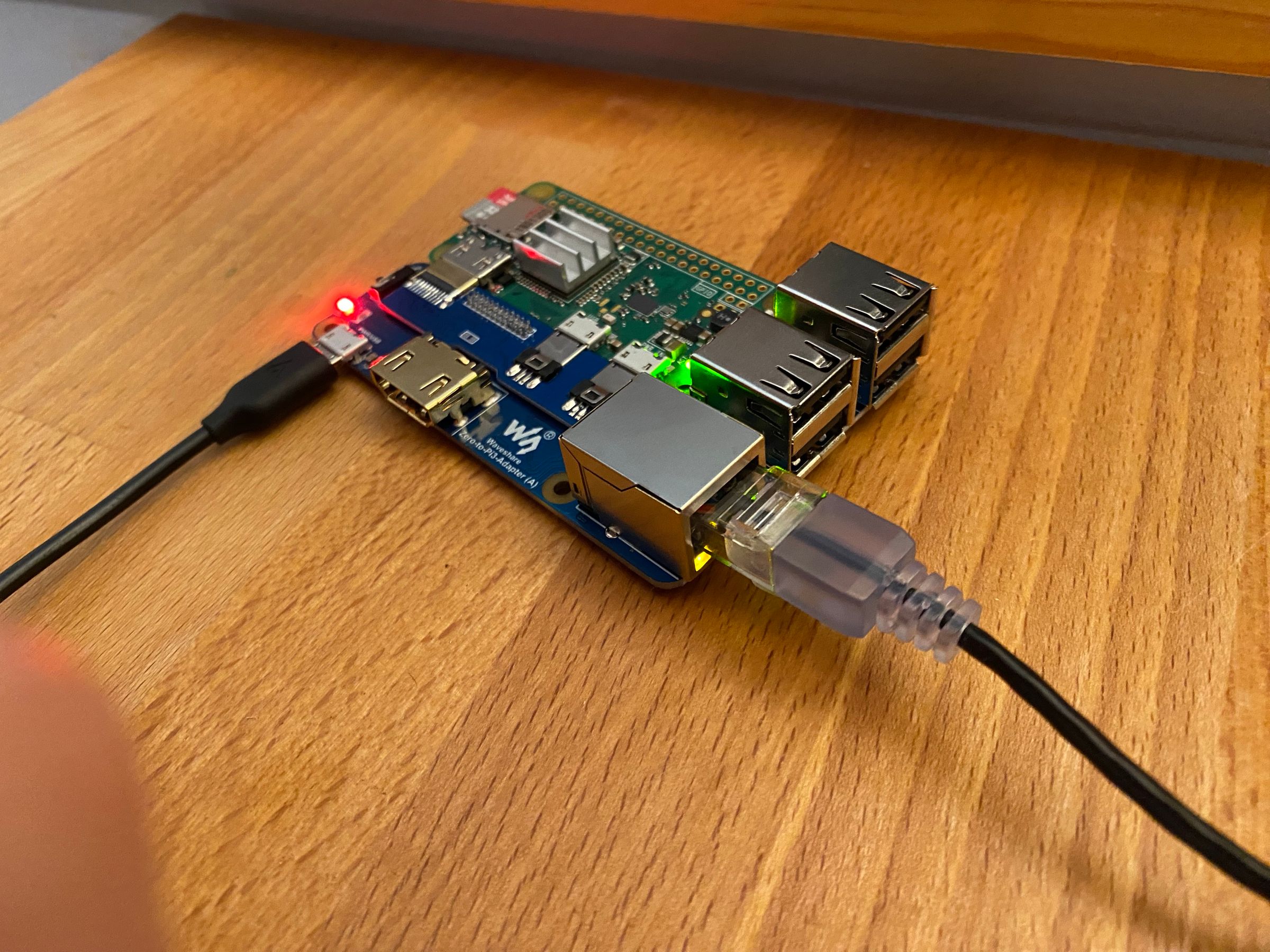 Turn a Raspberry Pi Zero into a full Raspberry Pi with Ethernet